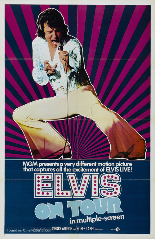 Elvis On Tour - Movie Poster