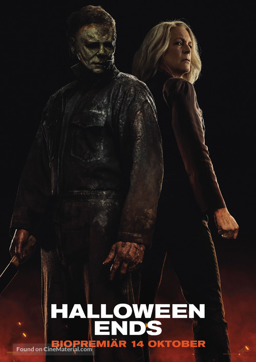 Halloween Ends - Swedish Movie Poster