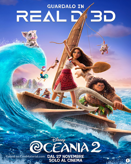 Moana 2 - Italian Movie Poster