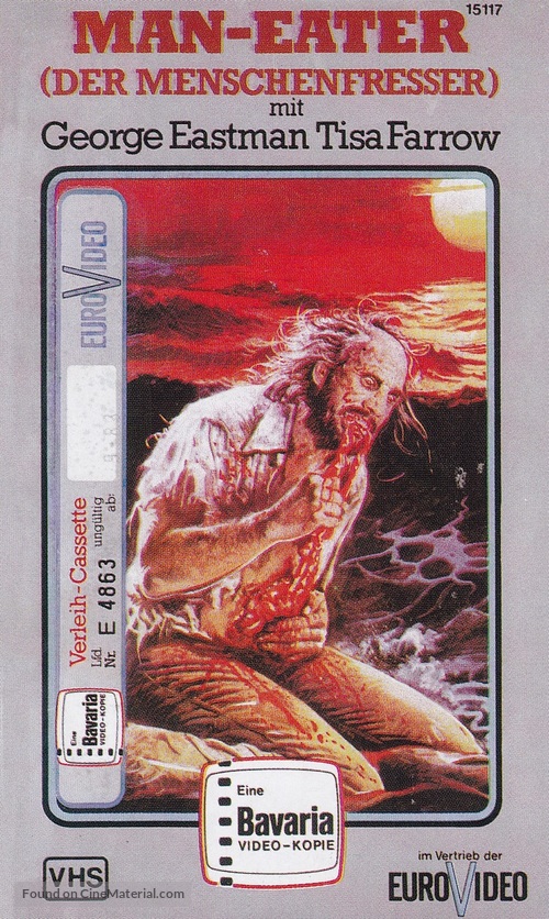 Antropophagus - German VHS movie cover