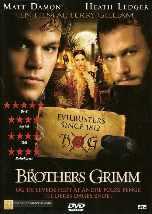 The Brothers Grimm - Danish Movie Cover