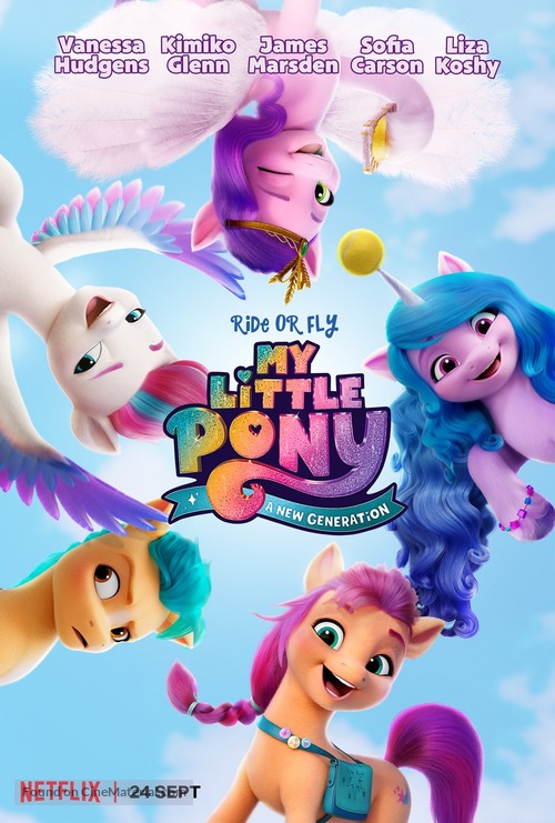 My Little Pony: A New Generation - British Movie Poster