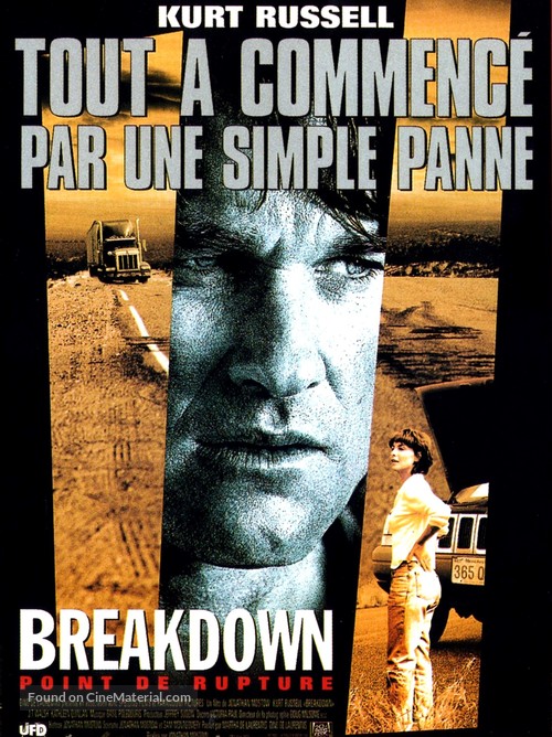 Breakdown - French Movie Poster