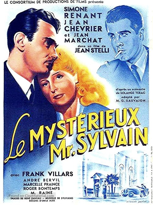 Le myst&eacute;rieux Monsieur Sylvain - French Movie Poster