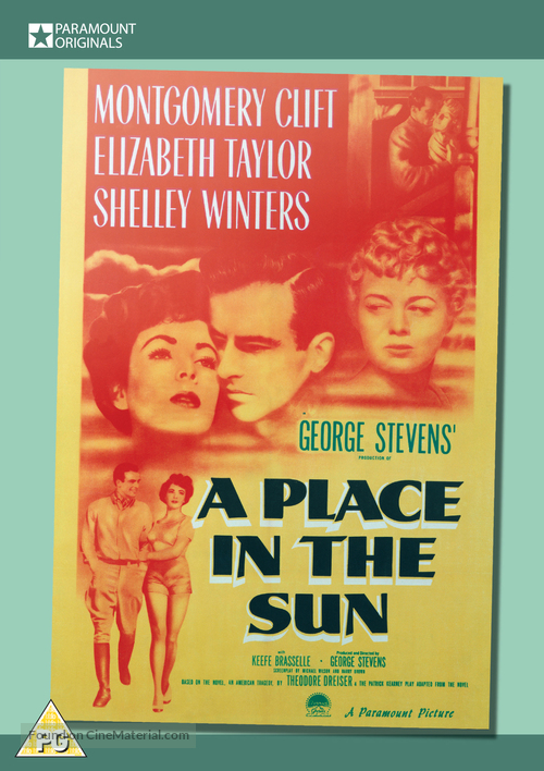 A Place in the Sun - British DVD movie cover