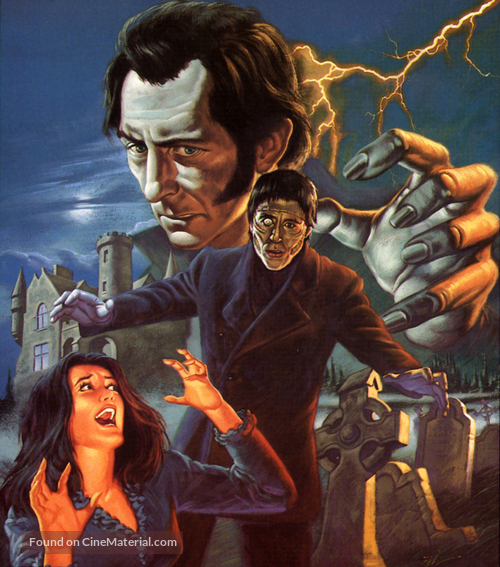 The Curse of Frankenstein (1957) key art