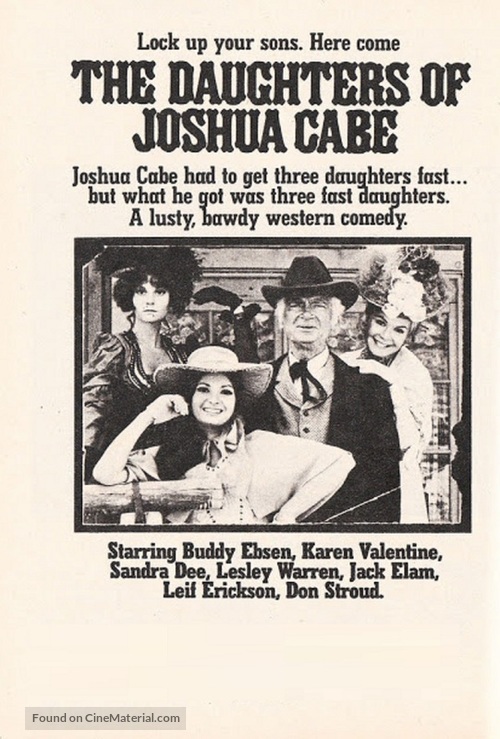 The Daughters of Joshua Cabe - Movie Poster