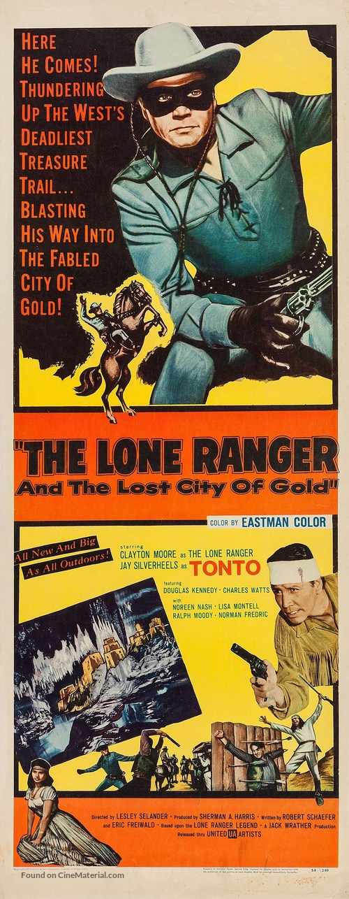 The Lone Ranger and the Lost City of Gold - Movie Poster