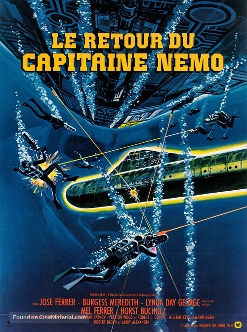 The Return of Captain Nemo - French Movie Poster