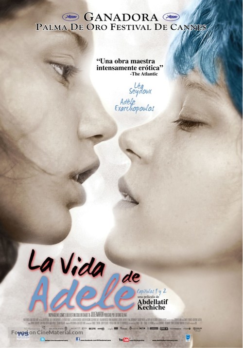 La vie d&#039;Ad&egrave;le - Argentinian Movie Poster