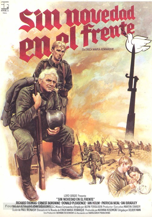 All Quiet on the Western Front - Spanish Movie Poster