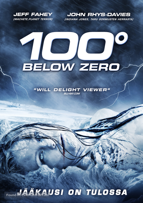 100 Degrees Below Zero - Finnish DVD movie cover