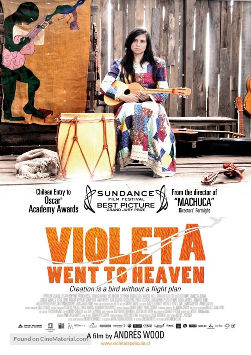 Violeta se fue a los cielos - Chilean Movie Poster