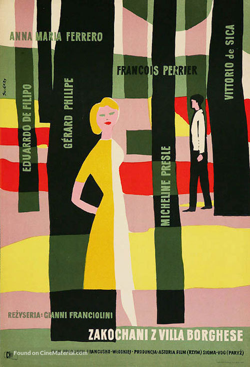 Villa Borghese - Polish Movie Poster