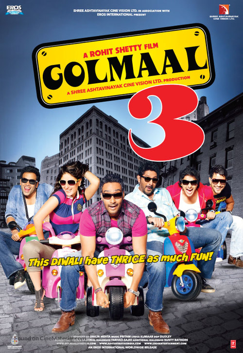 Golmaal 3 - Indian Movie Poster