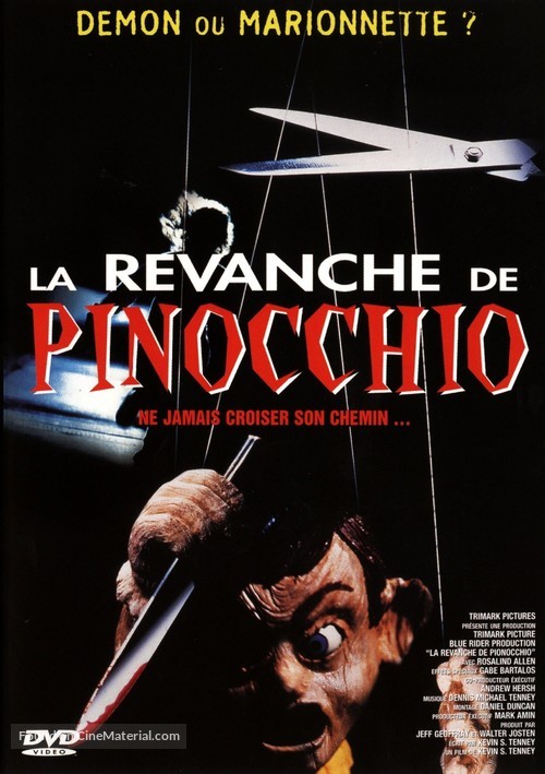 Pinocchio&#039;s Revenge - French DVD movie cover