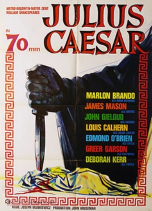 Julius Caesar - German Movie Poster