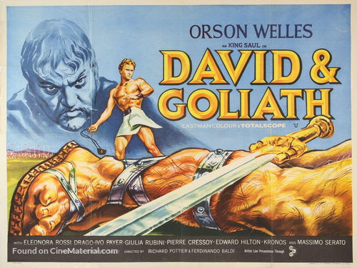 David e Golia - British Movie Poster