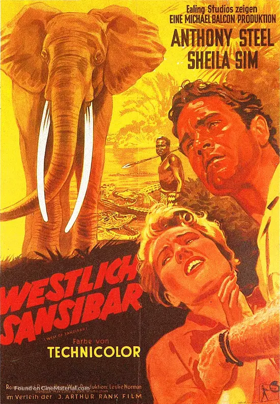 West of Zanzibar - German Movie Poster