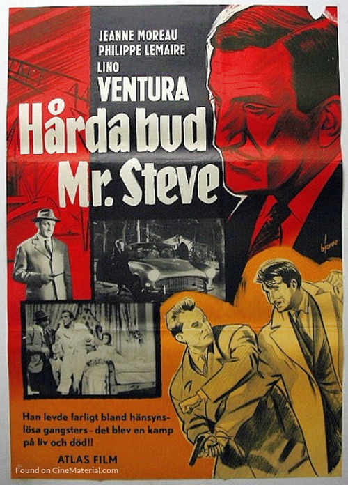 L&#039;&eacute;trange Monsieur Steve - Swedish Movie Poster