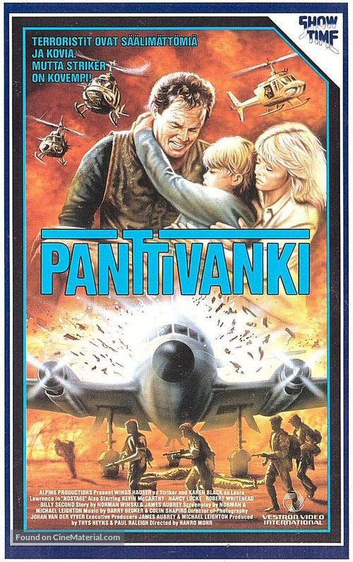 Hostage - Finnish VHS movie cover