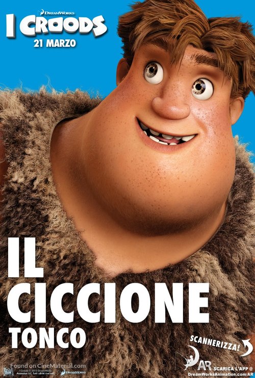 The Croods - Italian Movie Poster