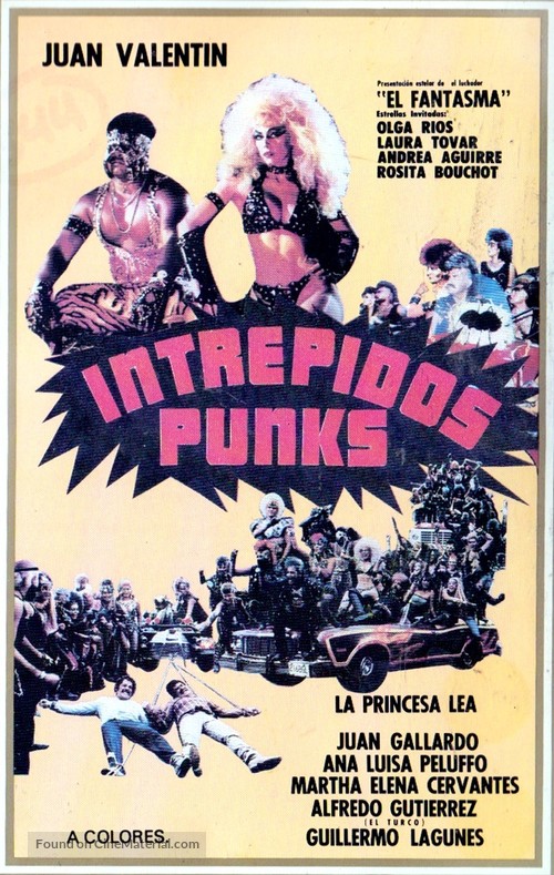 Intr&eacute;pidos punks - Mexican Movie Poster