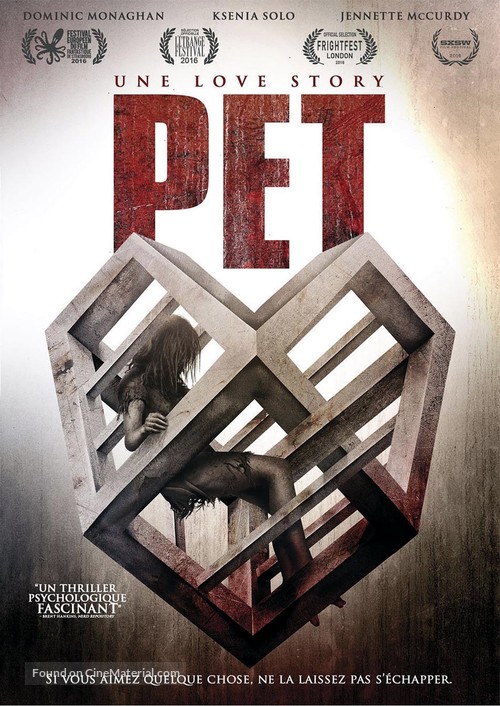 Pet - French DVD movie cover