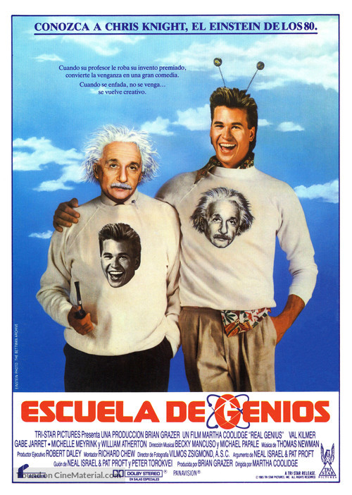 Real Genius - Spanish Movie Poster