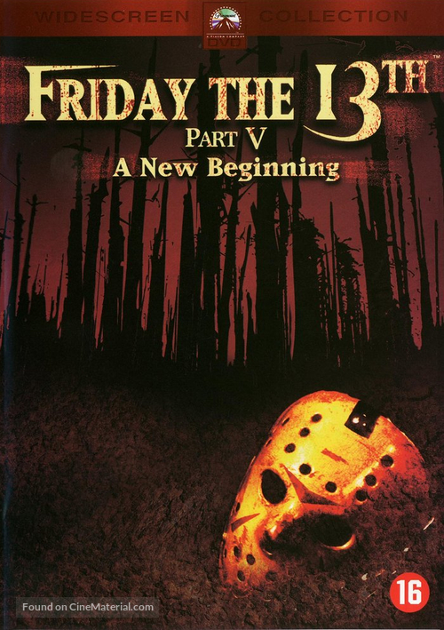 Friday the 13th: A New Beginning - Belgian DVD movie cover