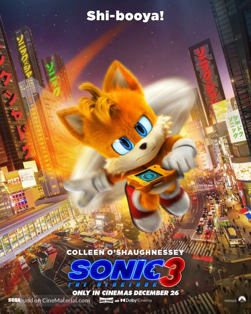 Sonic the Hedgehog 3 - New Zealand Movie Poster