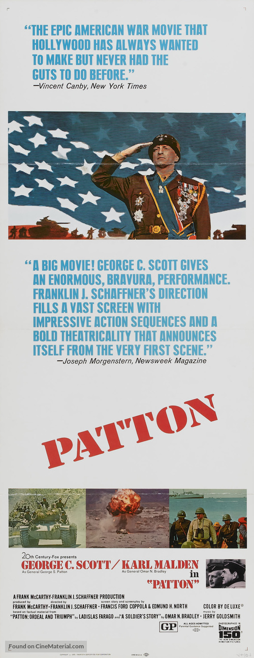 Patton - Movie Poster