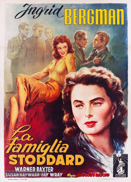 Adam Had Four Sons - Italian Movie Poster