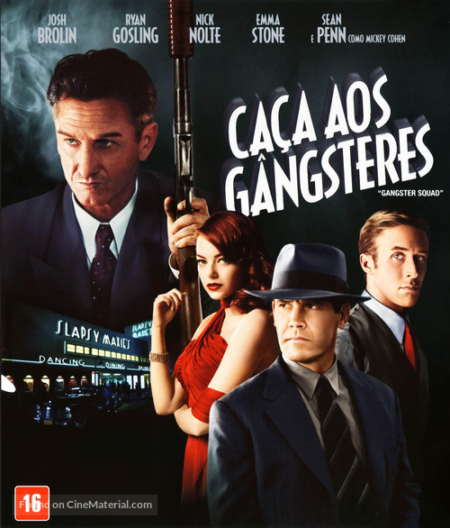 Gangster Squad - Brazilian Blu-Ray movie cover