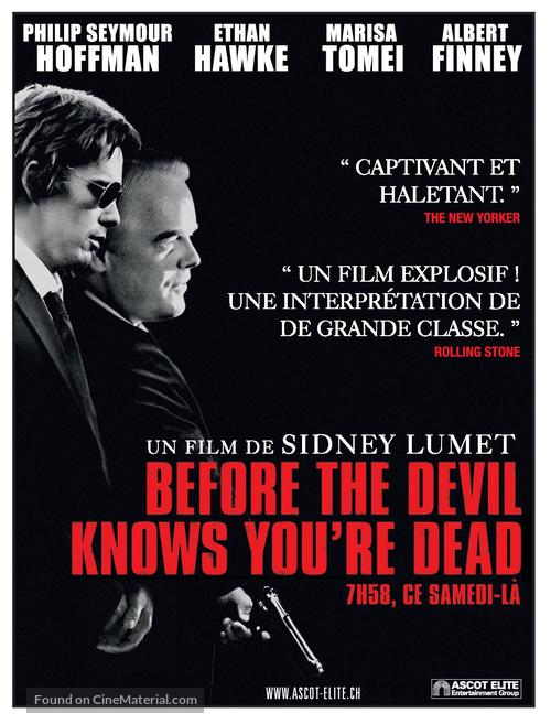 Before the Devil Knows You&#039;re Dead - Swiss Movie Poster