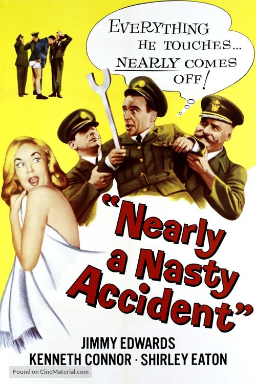 Nearly a Nasty Accident - British Movie Cover