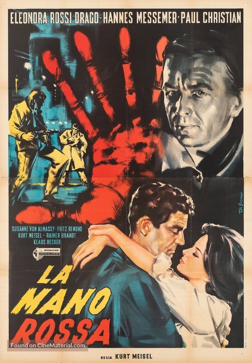 Die rote Hand - Italian Movie Poster