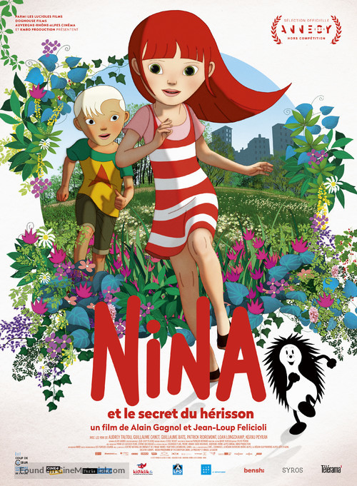 Nina et le secret du h&eacute;risson - French Movie Poster