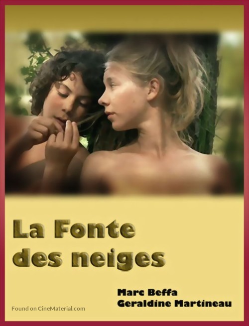 La fonte des neiges - French DVD movie cover