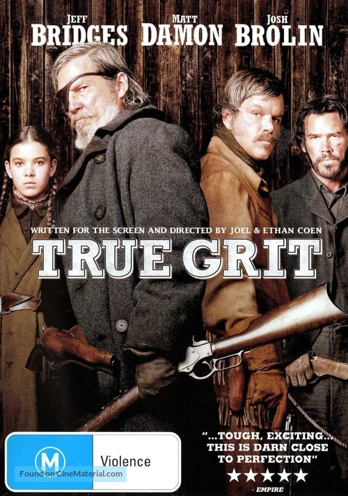 True Grit - Australian DVD movie cover