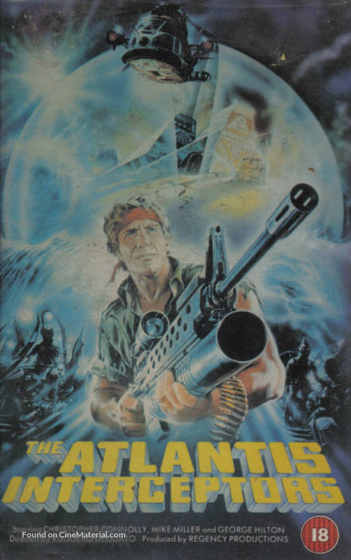 I predatori di Atlantide - British VHS movie cover