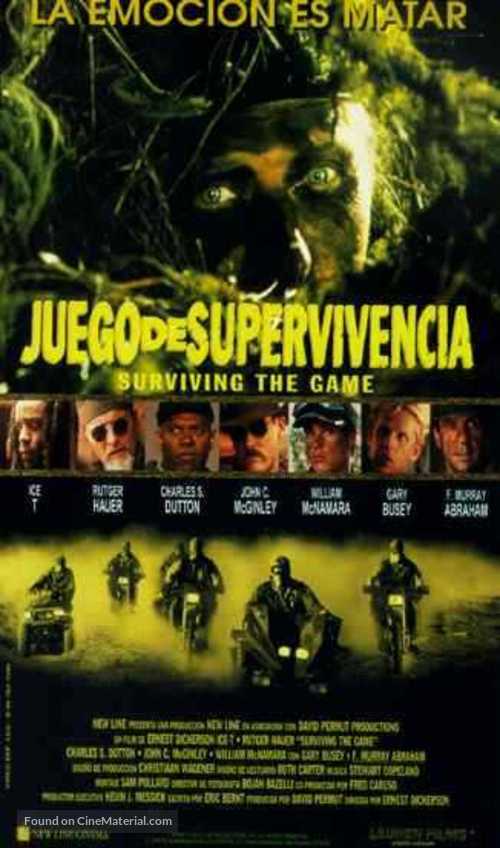 Surviving The Game - Spanish Movie Poster