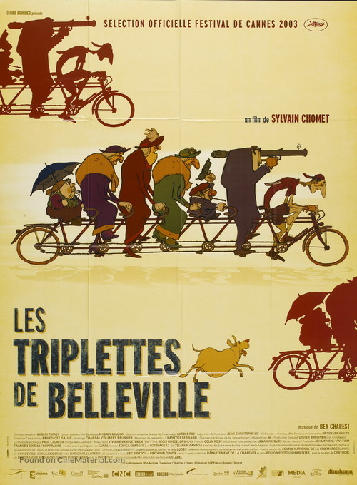 Les triplettes de Belleville - French Movie Poster