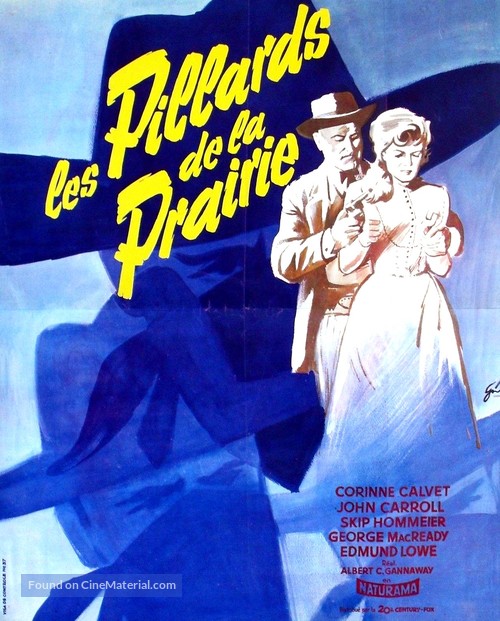 Plunderers of Painted Flats - French Movie Poster