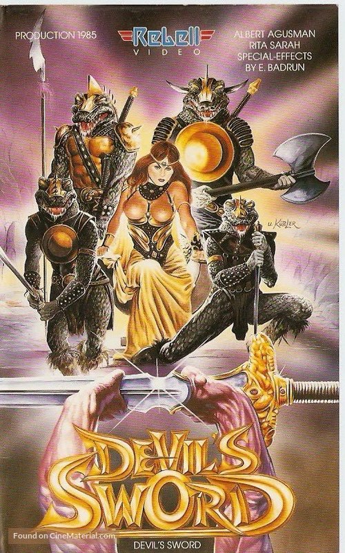 Golok setan - German VHS movie cover