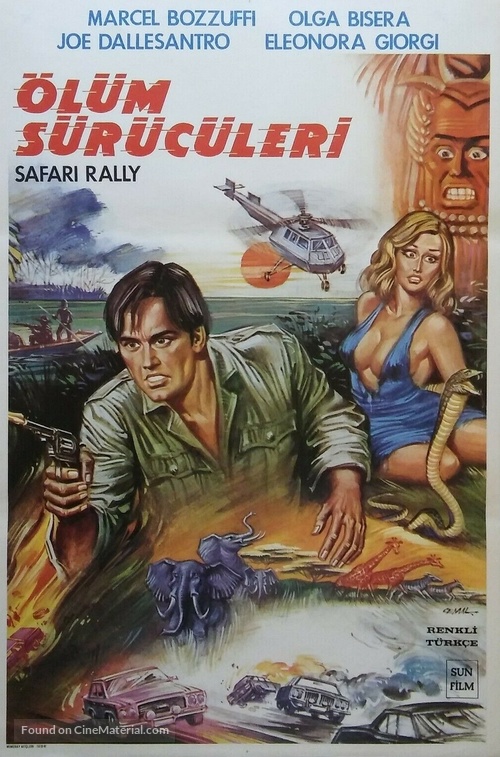 6000 km di paura - Turkish Movie Poster