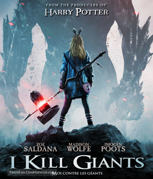 I Kill Giants - Canadian Blu-Ray movie cover