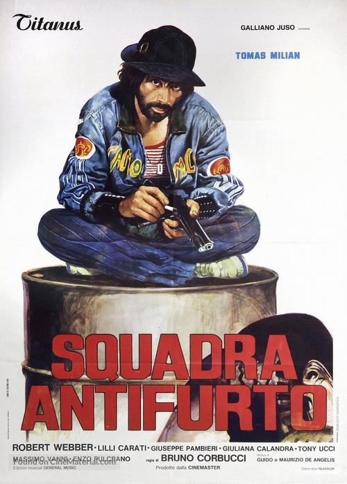 Squadra antifurto - Italian Movie Poster