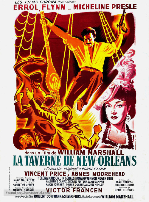 Adventures of Captain Fabian - French Movie Poster