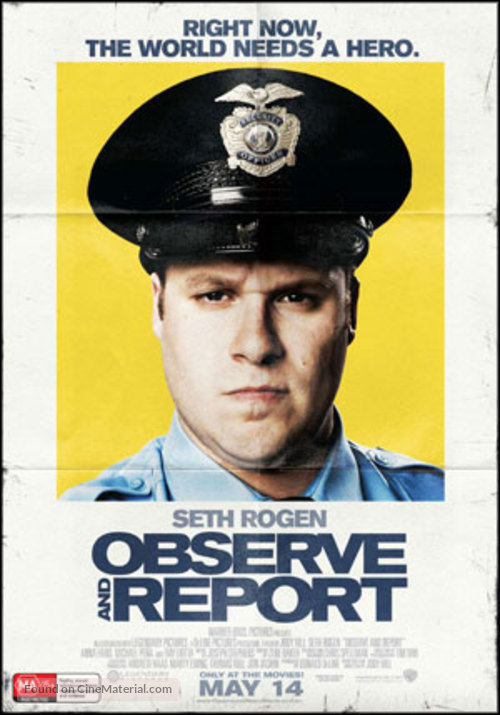 Observe and Report - Australian Movie Poster
